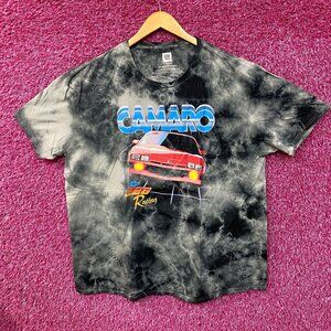 Chevrolet Tie Dye Camaro Graphic Print T-Shirt 2XL